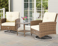 YITAHOME 3-Piece Patio Rocking Chair Bistro Set - Cozy Outdoor Seating
