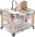 7 in 1 Bedside Bassinet with Changing Table - All in One Nursery
