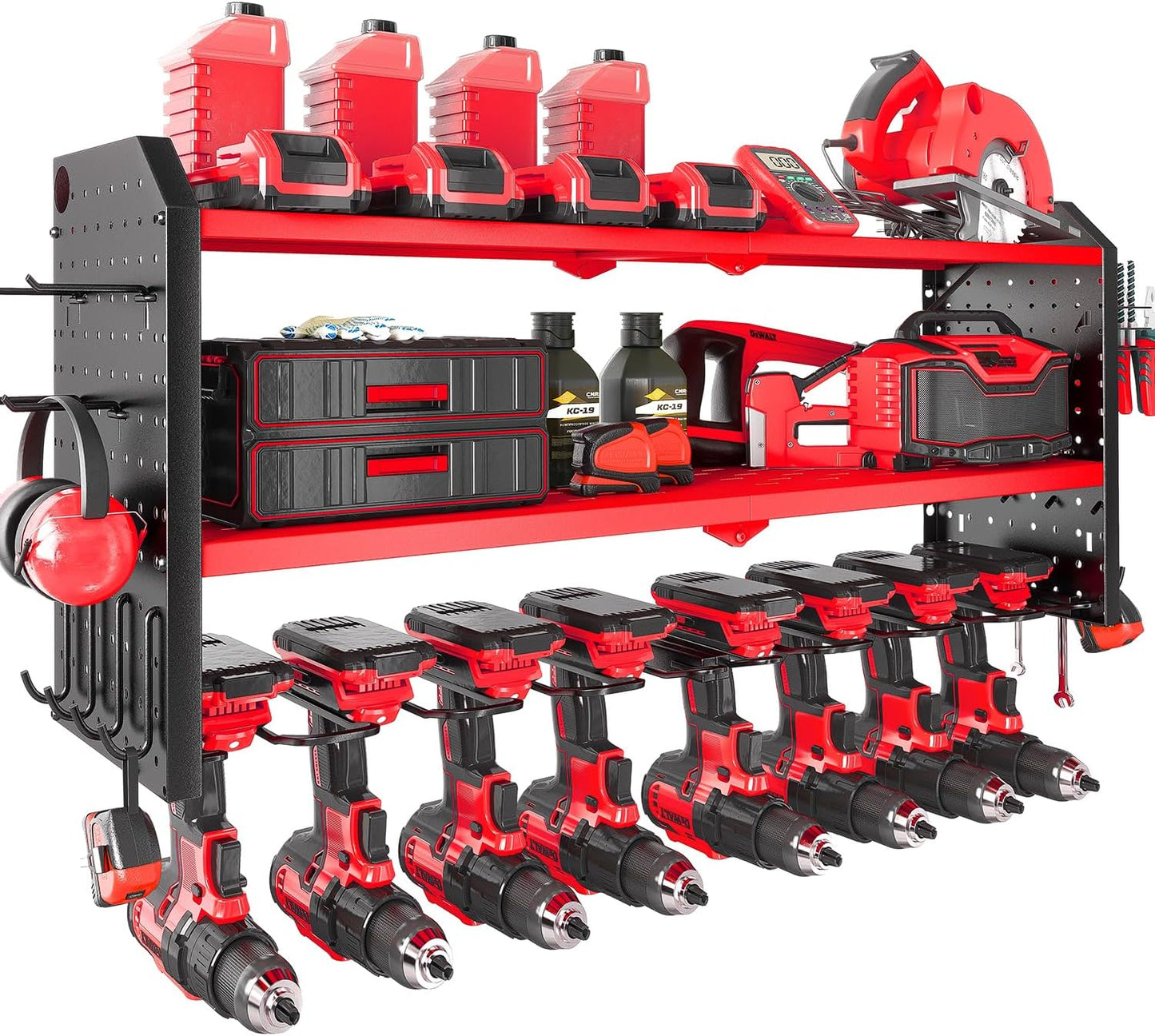 Multi-Functional Power Tool Organizer - Garage Bliss