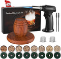 Cocktail Smoker Kit with Torch - 8 Wood Flavors for Whiskey Lovers