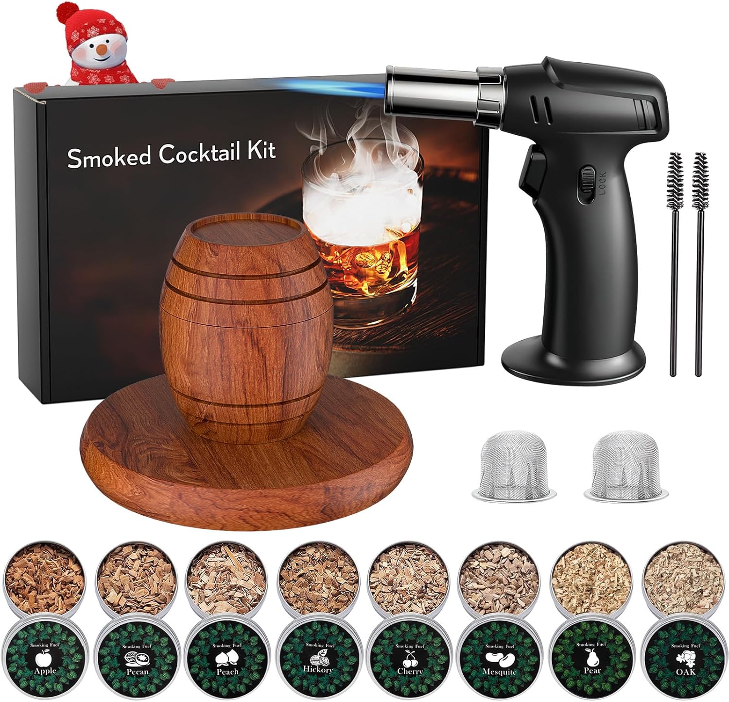 Whiskey Infuser Kit - 8 Flavors, Gift for Men