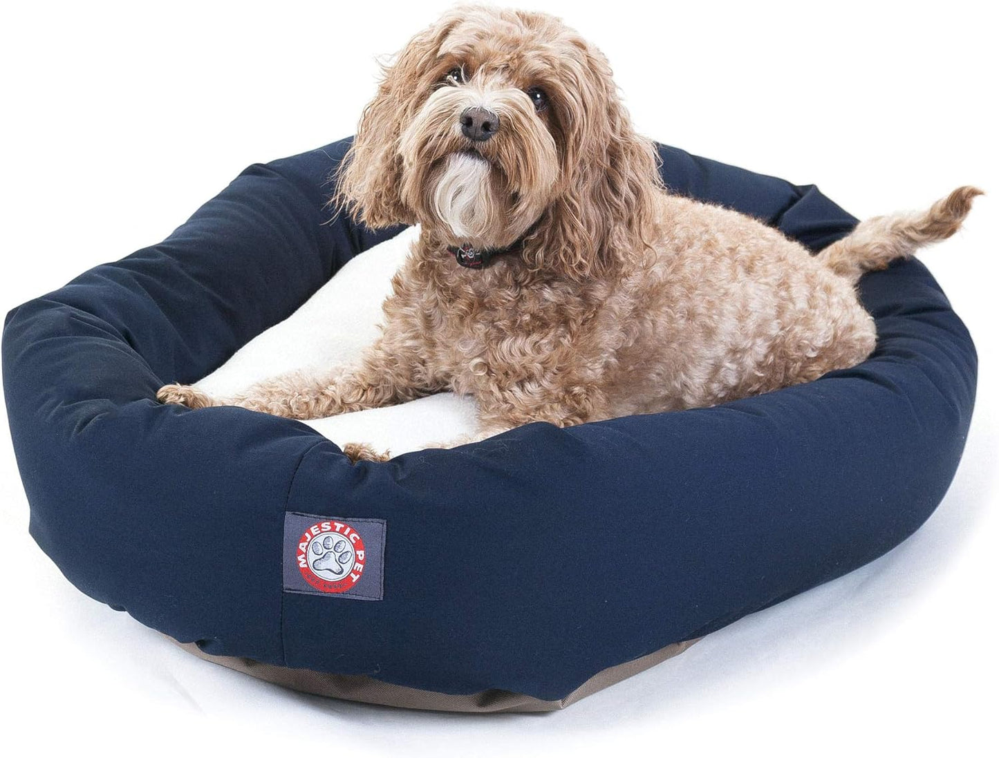 Calming Dog Bed for Medium Dogs - Cozy Round Donut Design
