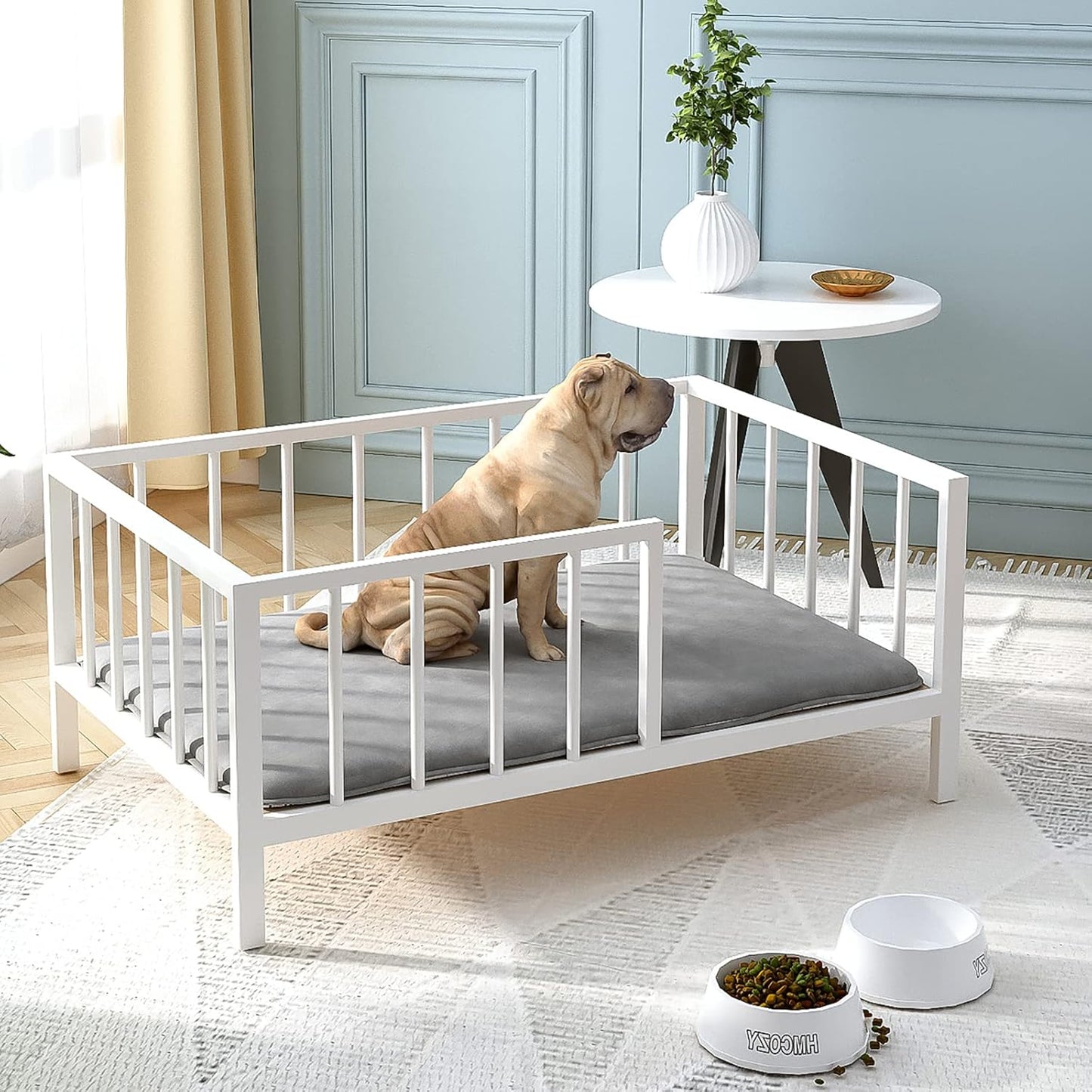 Elevated Dog Bed with Rails for Medium Pets - OSCHF Design