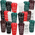Christian Coffee Cups 40 Pack 16oz Reusable Tumblers - Bulk