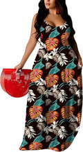 UOUA Hawaiian Dresses Women Plus Size Luau Party Sundress - Flattering
