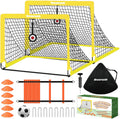 Kids Soccer Goals for Backyard Set of 2, 4x3ft Portable Net