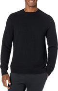 Oversized Crewneck Sweater for Men - Textured Organic Cotton Men's