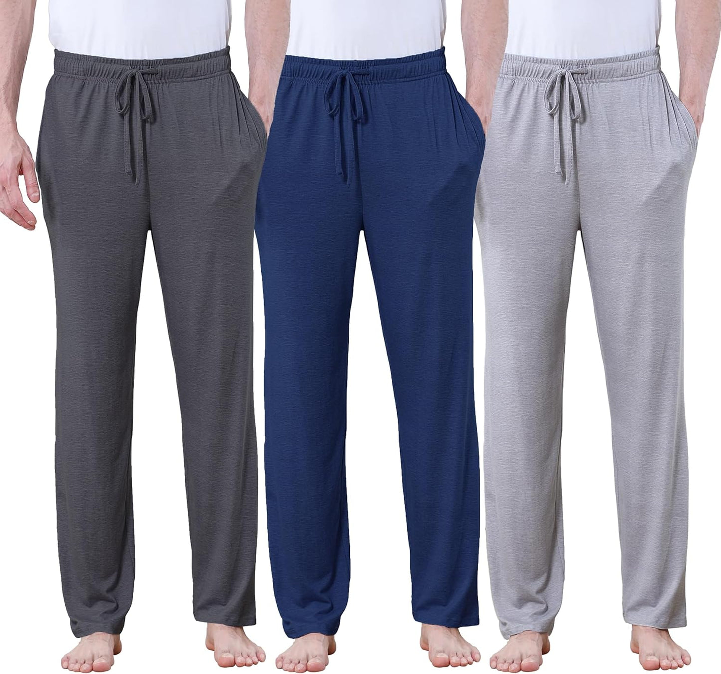 DITOK Men's Lightweight Pajama Pants for All-Season Comfort