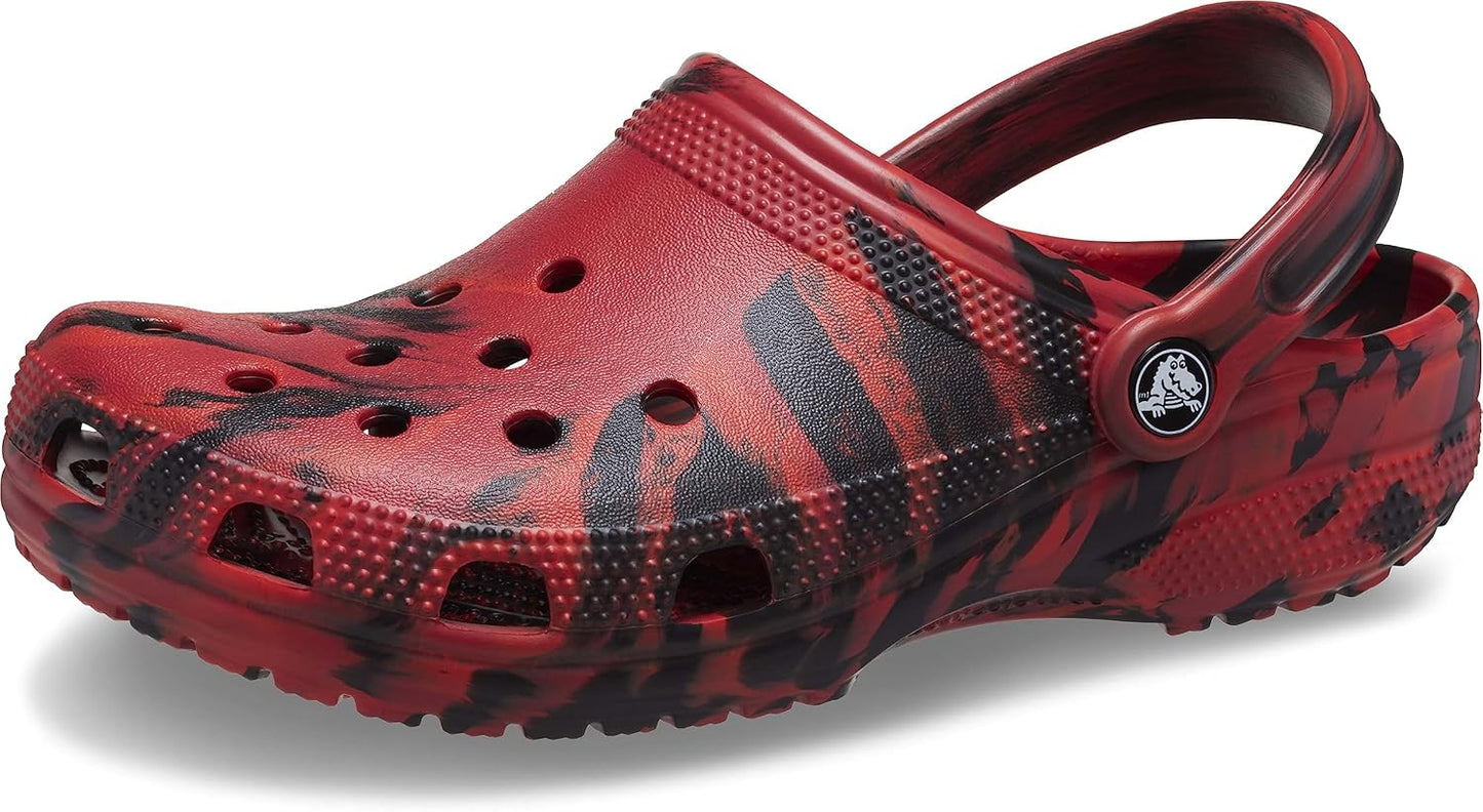 Crocs Unisex-Adult Marbled Clogs for Comfort and Style