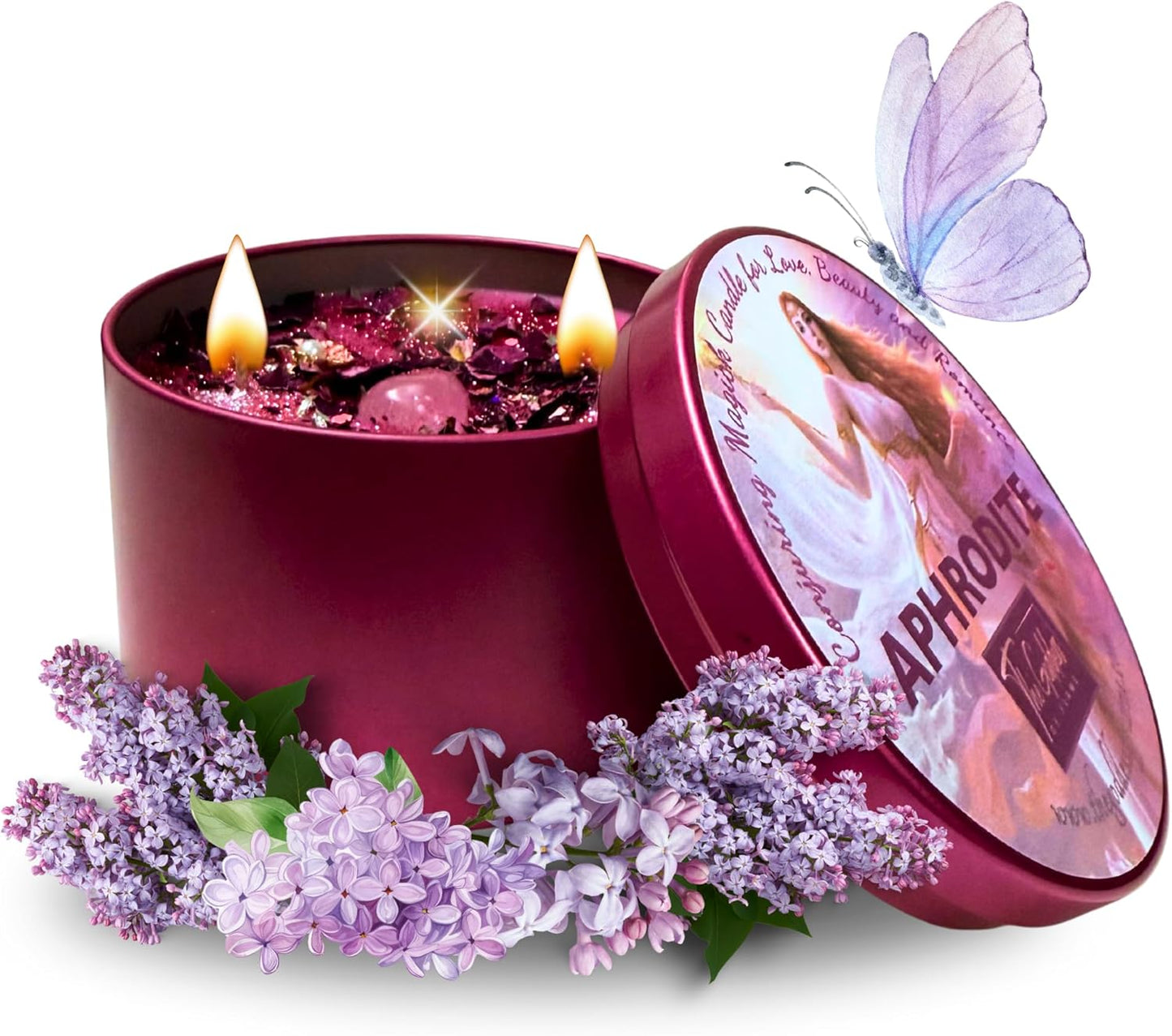 Aphrodite Spell Candle for Love, Romance & Self-Love Rituals