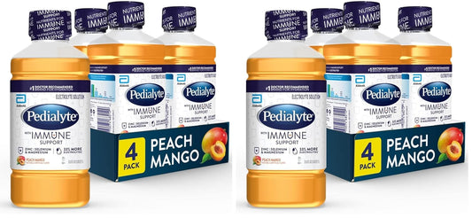 Pedialyte Electrolyte Hydration Drink with Immune Support 4 Count
