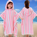 Kids Hooded Poncho Towel 100% Cotton - Soft Quick Dry for Ages 4-8