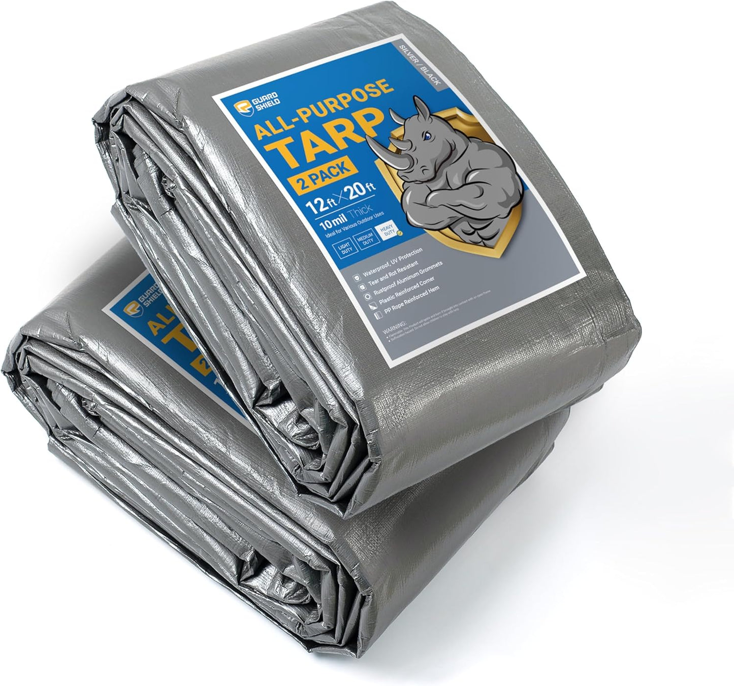 Heavy Duty Waterproof Tarps 12x20 Feet for Outdoor Use