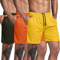 COOFANDY Men's 3-Pack Gym Shorts for Optimal Comfort and Flexibility