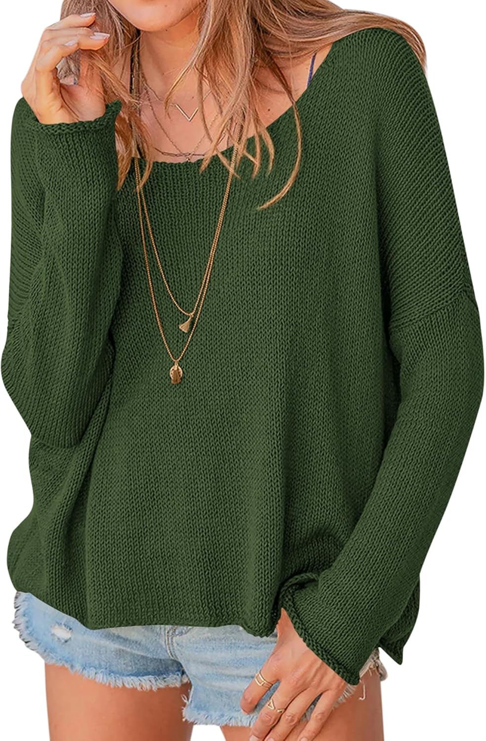 Oversized Sweaters for Women - Cozy Knit Fall Pullover Tops