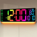 16.5ft Large Digital Wall Clock - Colorful 11 RGB Display for Home