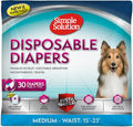 Simple Solution Disposable Dog Diapers for Female Dogs - Medium Fit