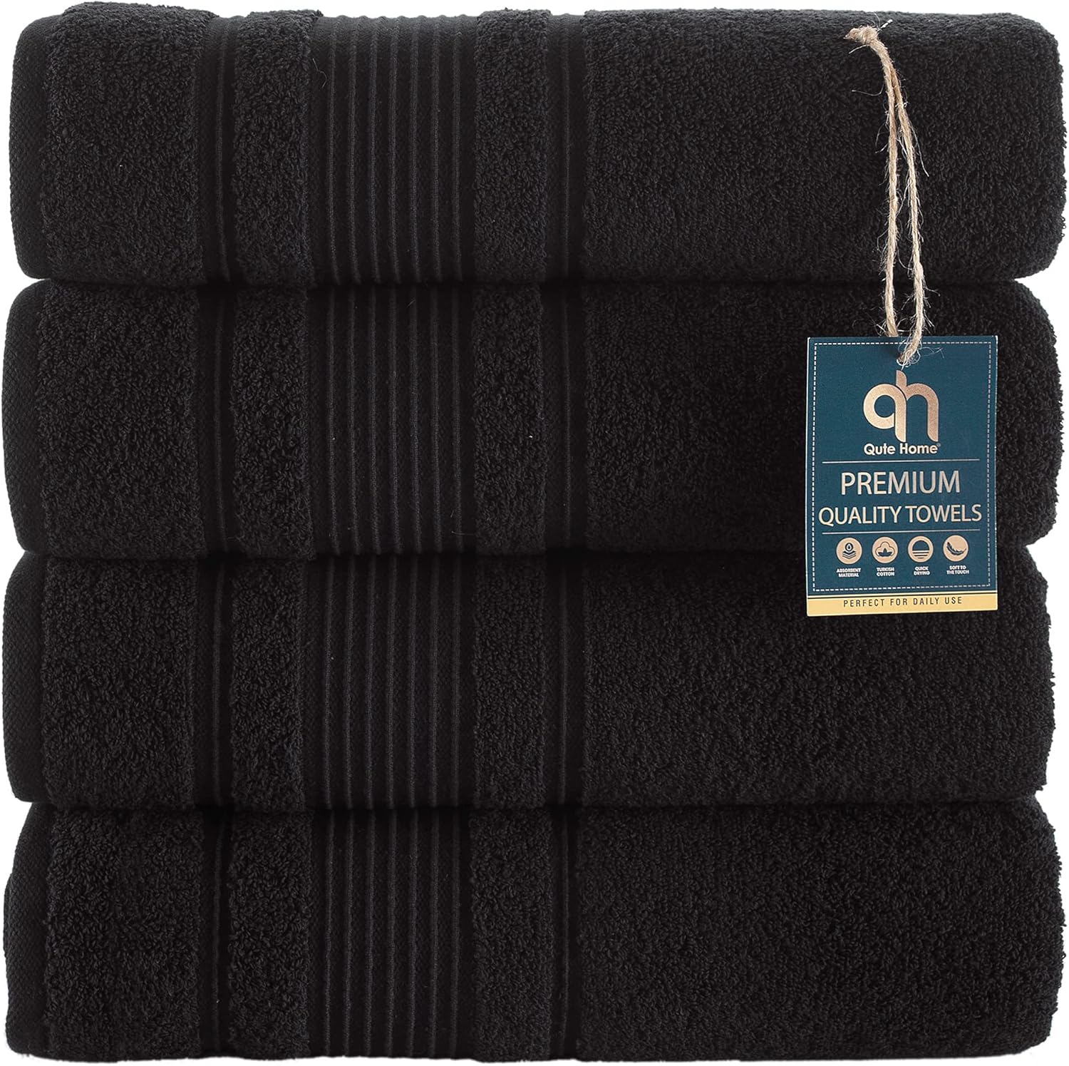 Premium Quality Turkish Cotton Bath Towels Set for Home