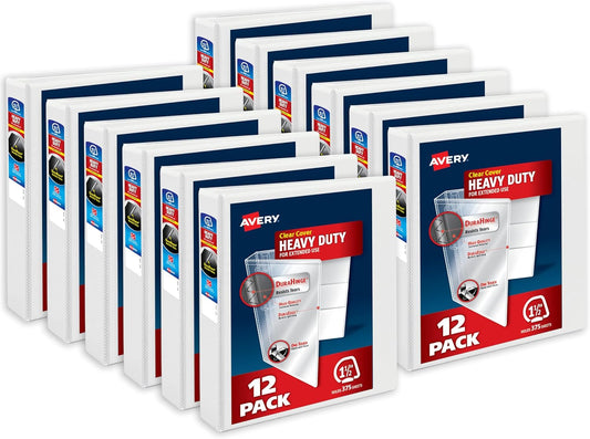 Avery Heavy-Duty View Binders with One Touch Slant Rings