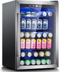 Antarctic Star Beverage Refrigerator 145-Can Mini Fridge - Compact 4.5