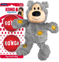 KONG Wild Knots Bear & Signature Balls (2 Pack) - Durable Fetch Toys