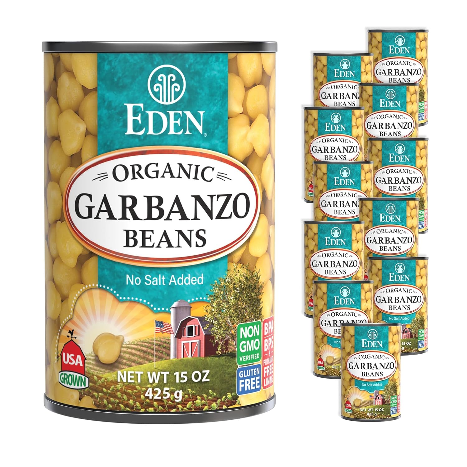Eden Organic Garbanzo Beans - Healthy, Vegan, Gluten Free Option
