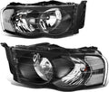 DNA MOTORING HL-OH-DR02-BK-CL1 Black Housing Clear Corner Headlights
