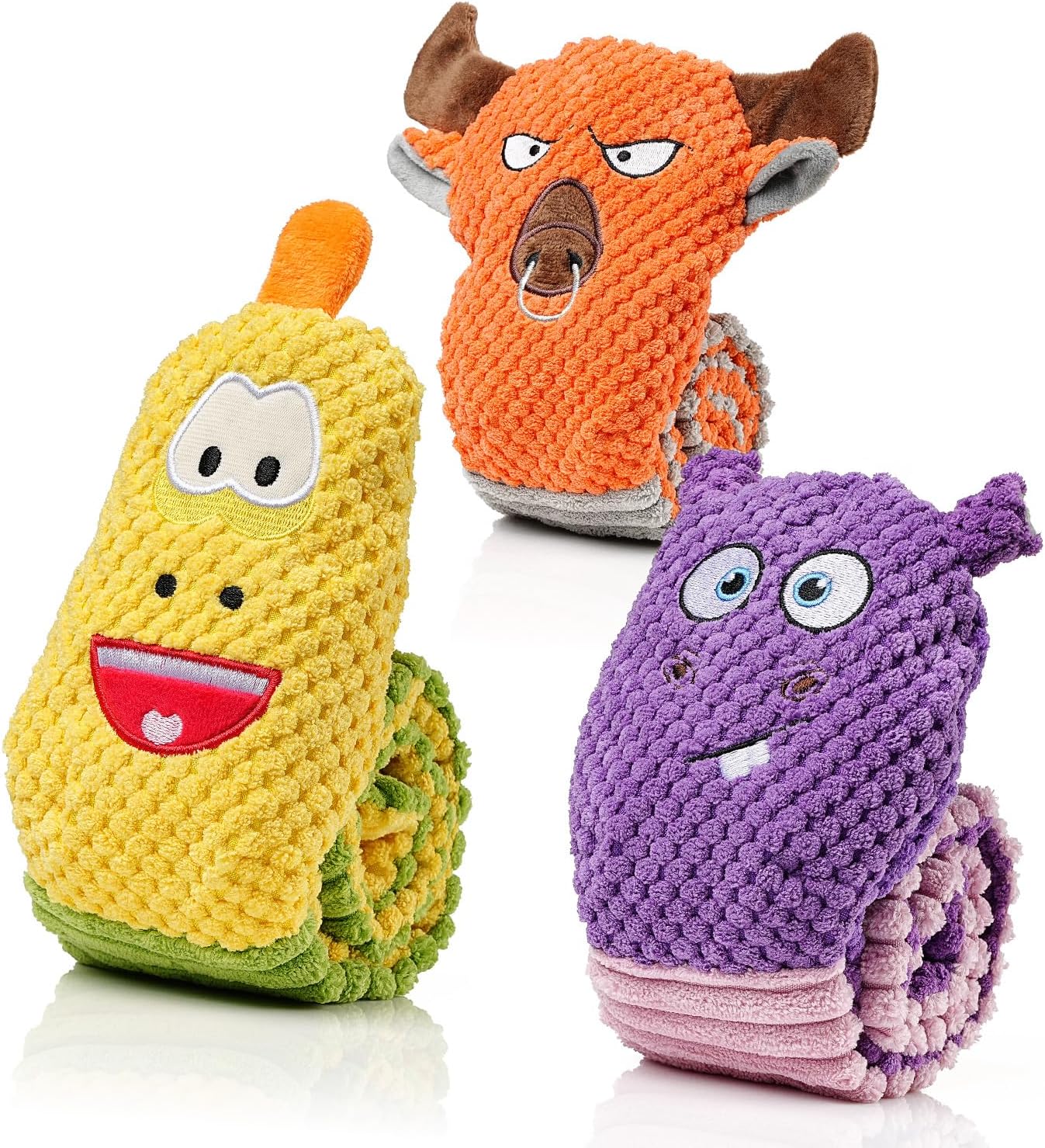 Durable Stuffless Squeaky Dog Toy Pack - Sedioso