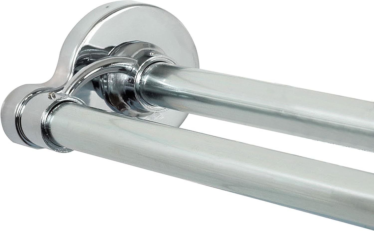 Zenna Home Double Shower Rod: Rustproof, Adjustable, Extra Space