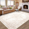 Vintage Living Room Area Rug - 6x9 Soft Non-Slip Carpet