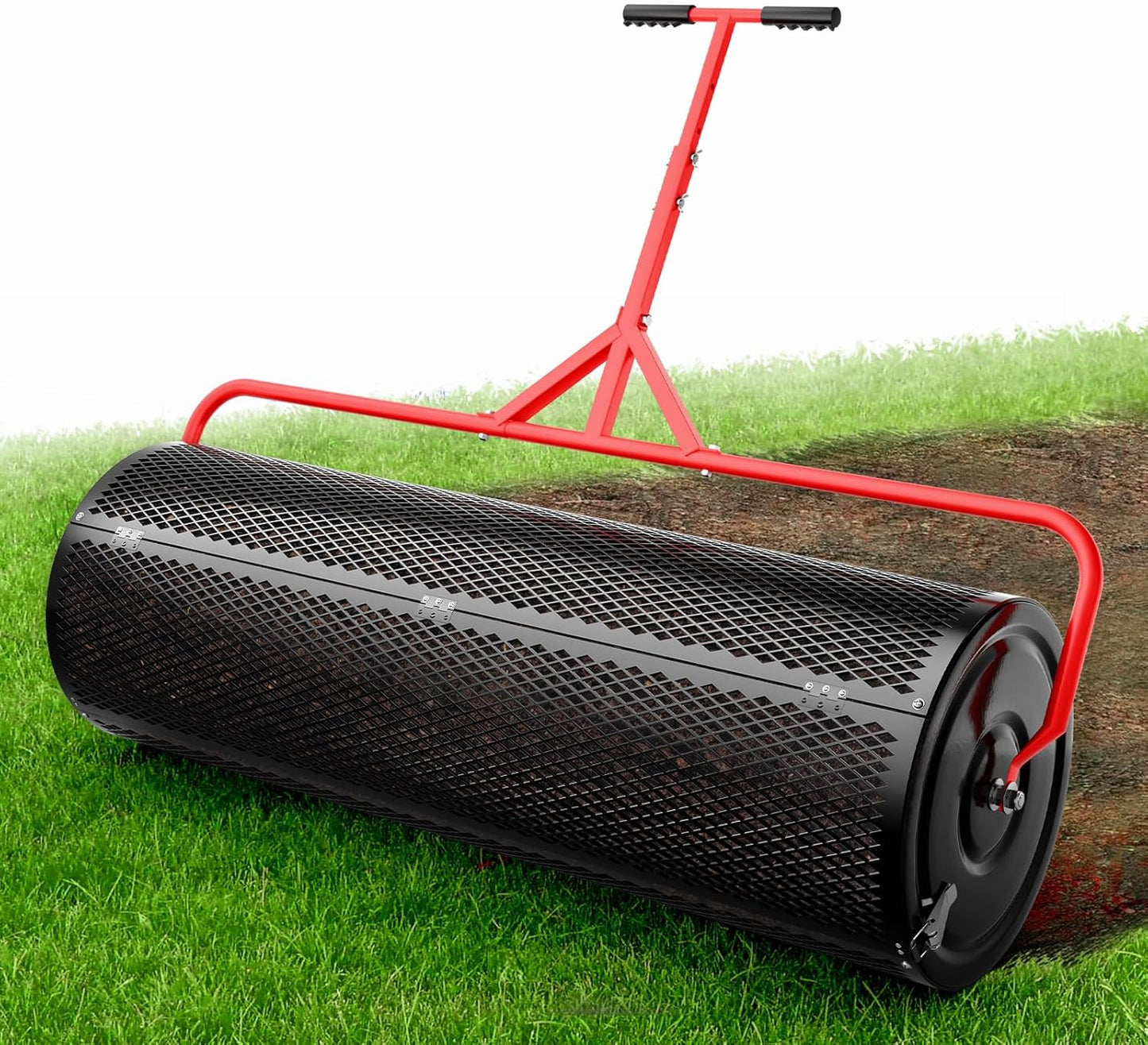 44 Inch Compost Peat Moss Spreader for Lawn Care and Garden