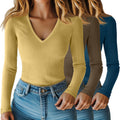 Riyiper 3 piece women's long sleeve tops for stylish casual looks