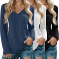 Huukeay Women's Long Sleeve Nursing Tops for Breastfeeding Moms