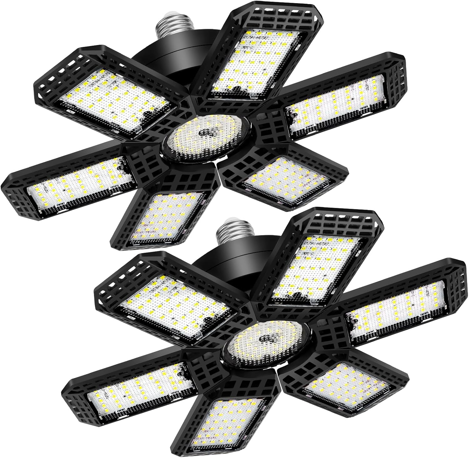 200W Super Bright LED Garage Lights with Adjustable Panels