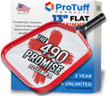 ProTuff Flat Pool Skimmer Net - Heavy Duty Fine Mesh