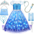 Princess Dresses for Girls Halloween Light Up Costume - Toddler