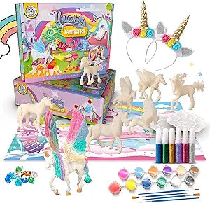 STEM-Accredited Unicorn Painting Kit for Kids - Fun Craft Set