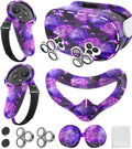 Silicone Cover Set Compatible with Meta Quest 3S - Full Protection Kit