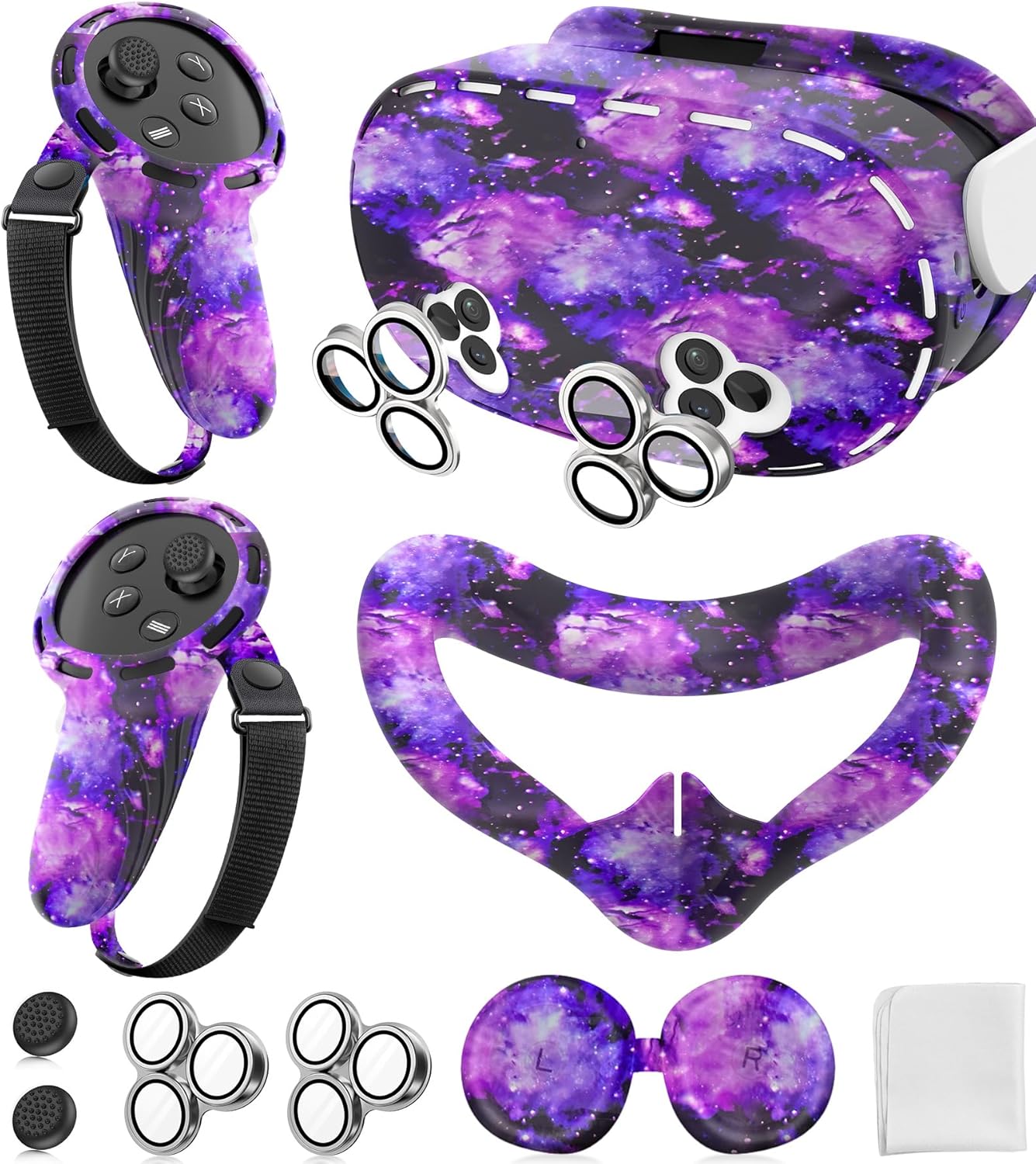 Silicone Cover Set for Meta Quest 3S - Ultimate Protection