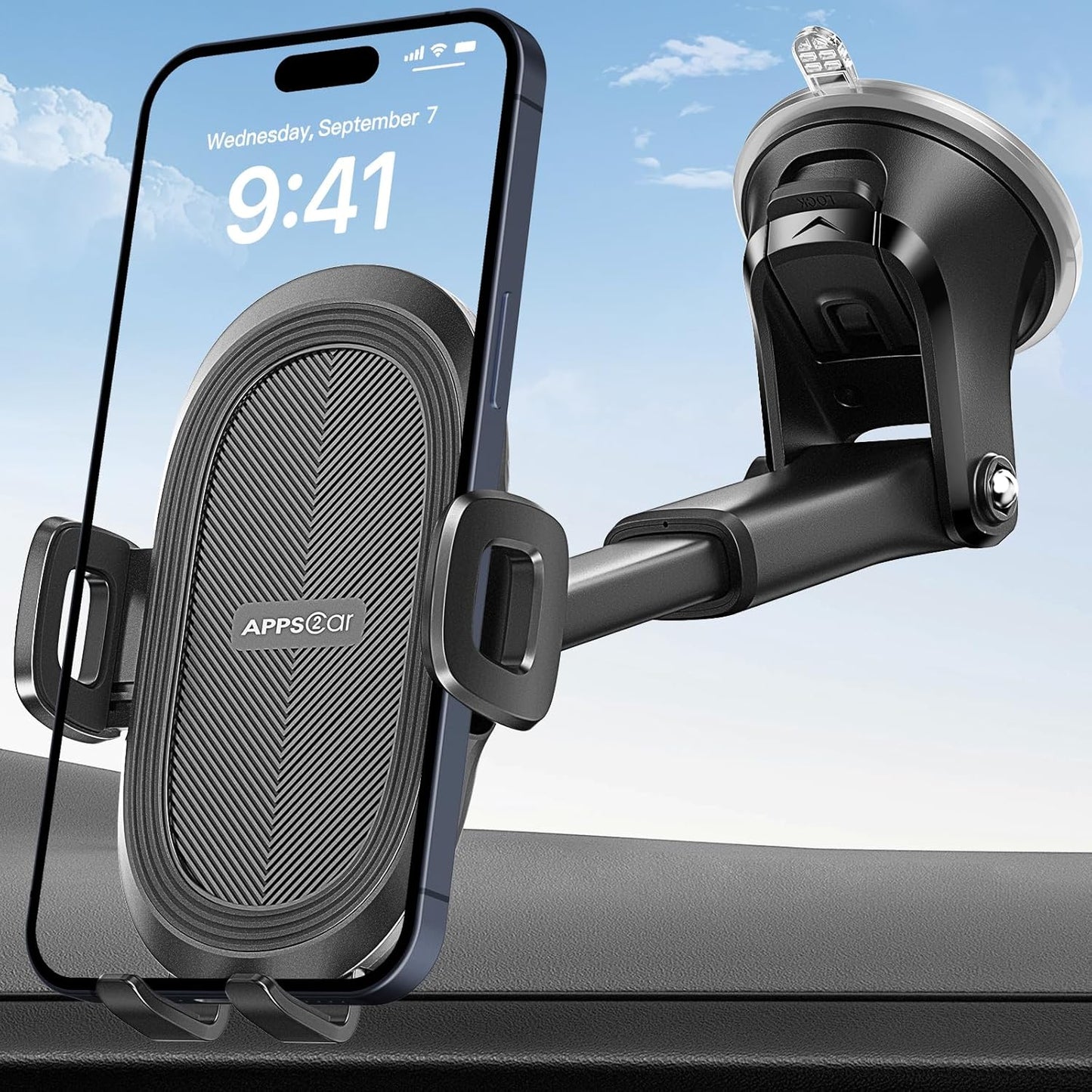 Universal Sticky Gel Car Phone Mount by APPS2Car