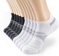 MONFOOT Silky Dry Athletic Cushion Ankle Socks - Soft, Quick-Dry Fit
