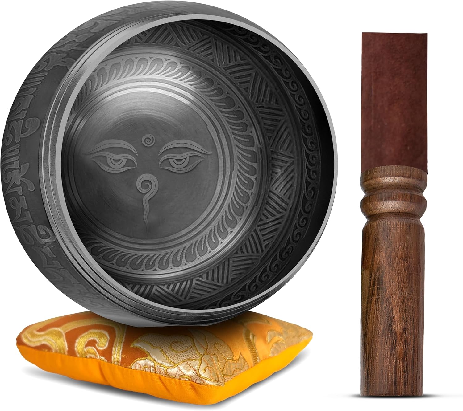 Tibetan Singing Bowl Set for Meditation and Yoga Healing