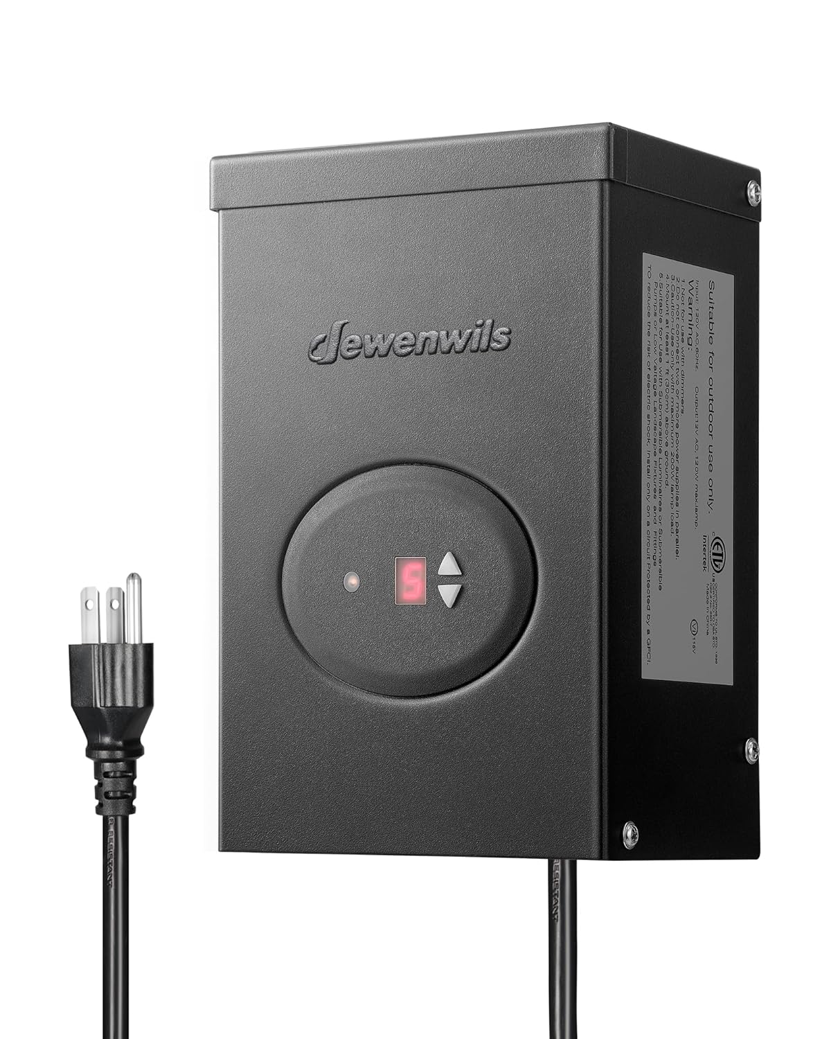200W Low Voltage Landscape Transformer with Timer and Sensor