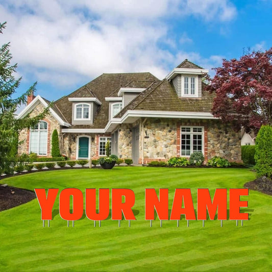 Custom Yard Letters for Personalization - 20 Inch Tall Signs