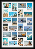 22x32 Collage Picture Frame for 24 4x6 Photos - Versatile Wall Display