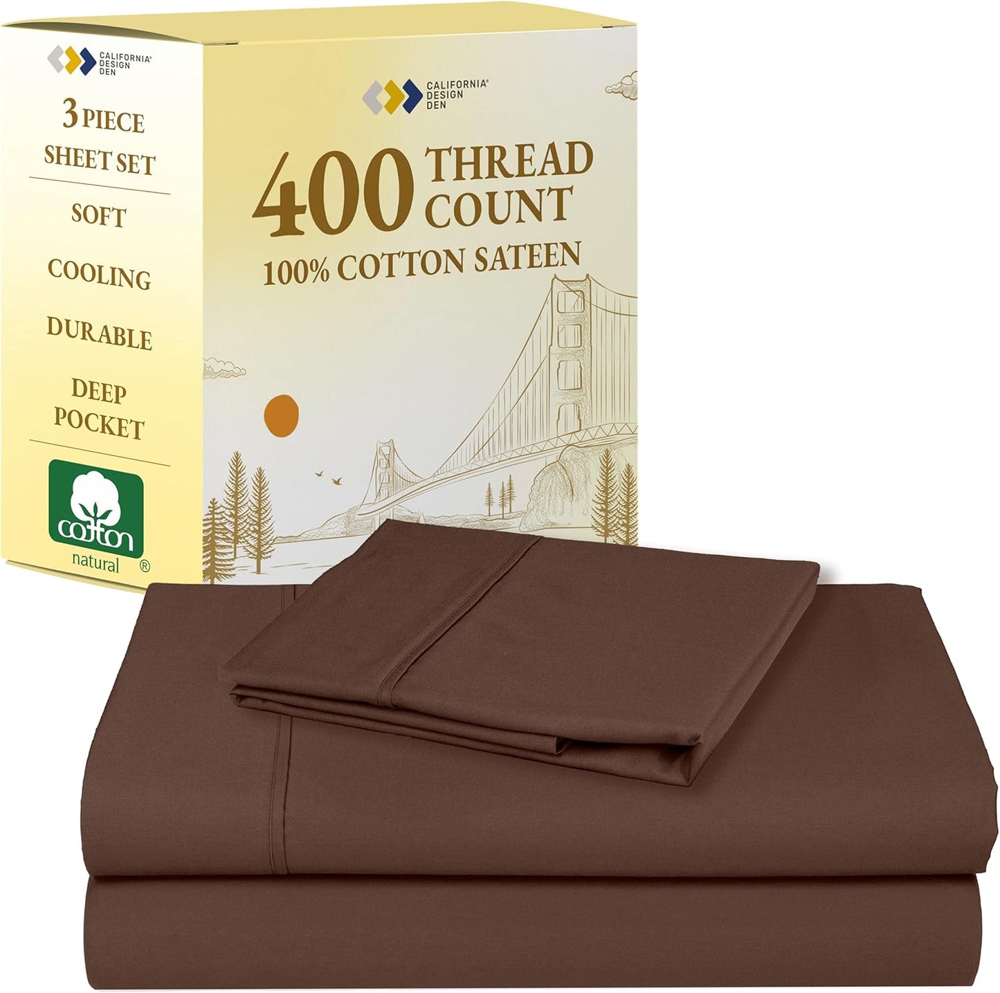 California Design Den Twin XL Sheet Sets for Luxurious Sleep