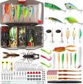 Fishing Lures Accessories Kit for Men - GOTOUR Tackle Box Set