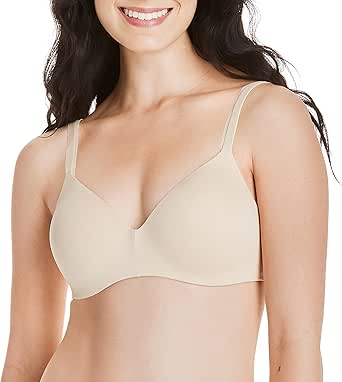 Hanes Wireless Moisture-wicking T-shirt Bra for Comfort