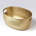 Gold Hammered Aluminum Beverage Tub - Elegant 320-oz Party Tub
