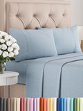 King Size 4 Piece Sheet Set - Comfy Breathable Cooling Bed Sheets